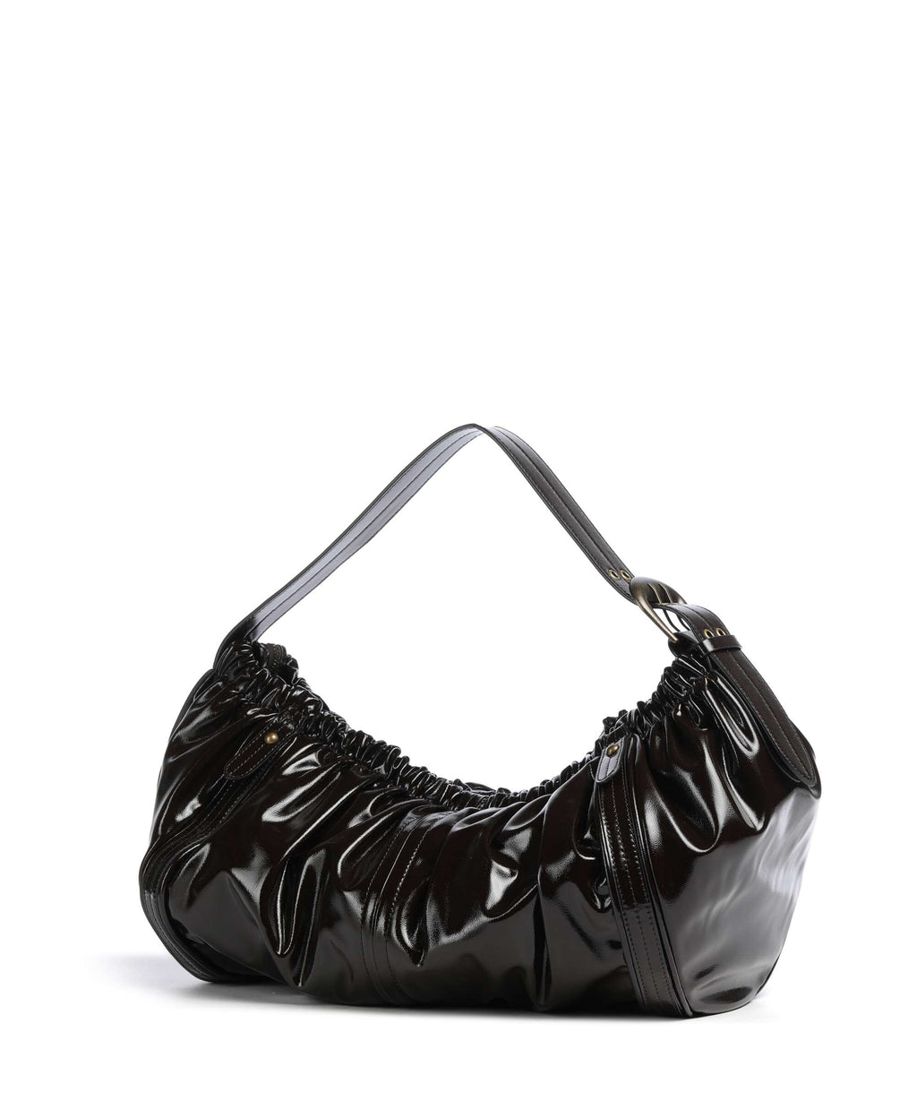 Liebeskind Faye Shiny L Hobo bag deep soil
