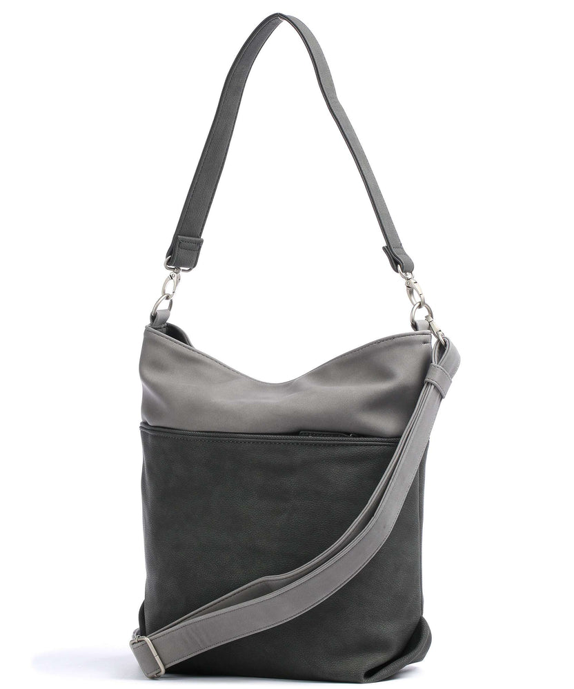 Zwei Jana J12 Hobo bag nubuk stone