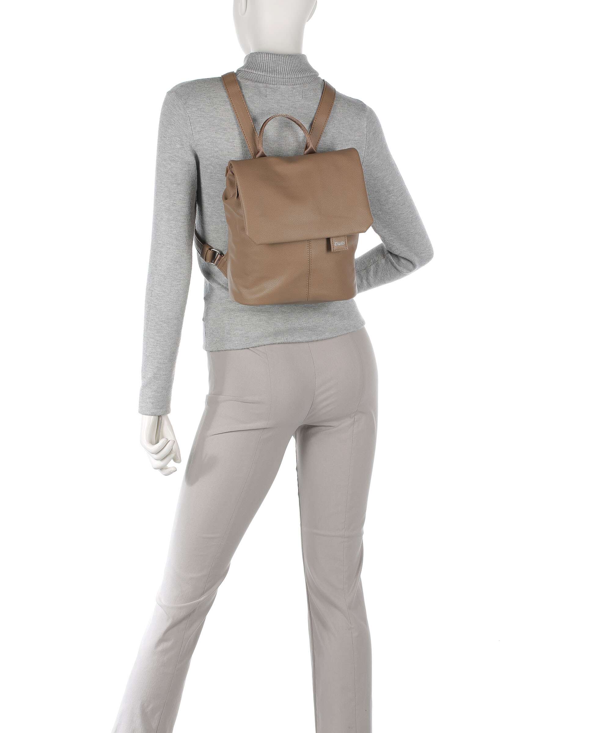 Zwei Mademoiselle.M MR8 Backpack imitation leather hazel - MR8HAZ