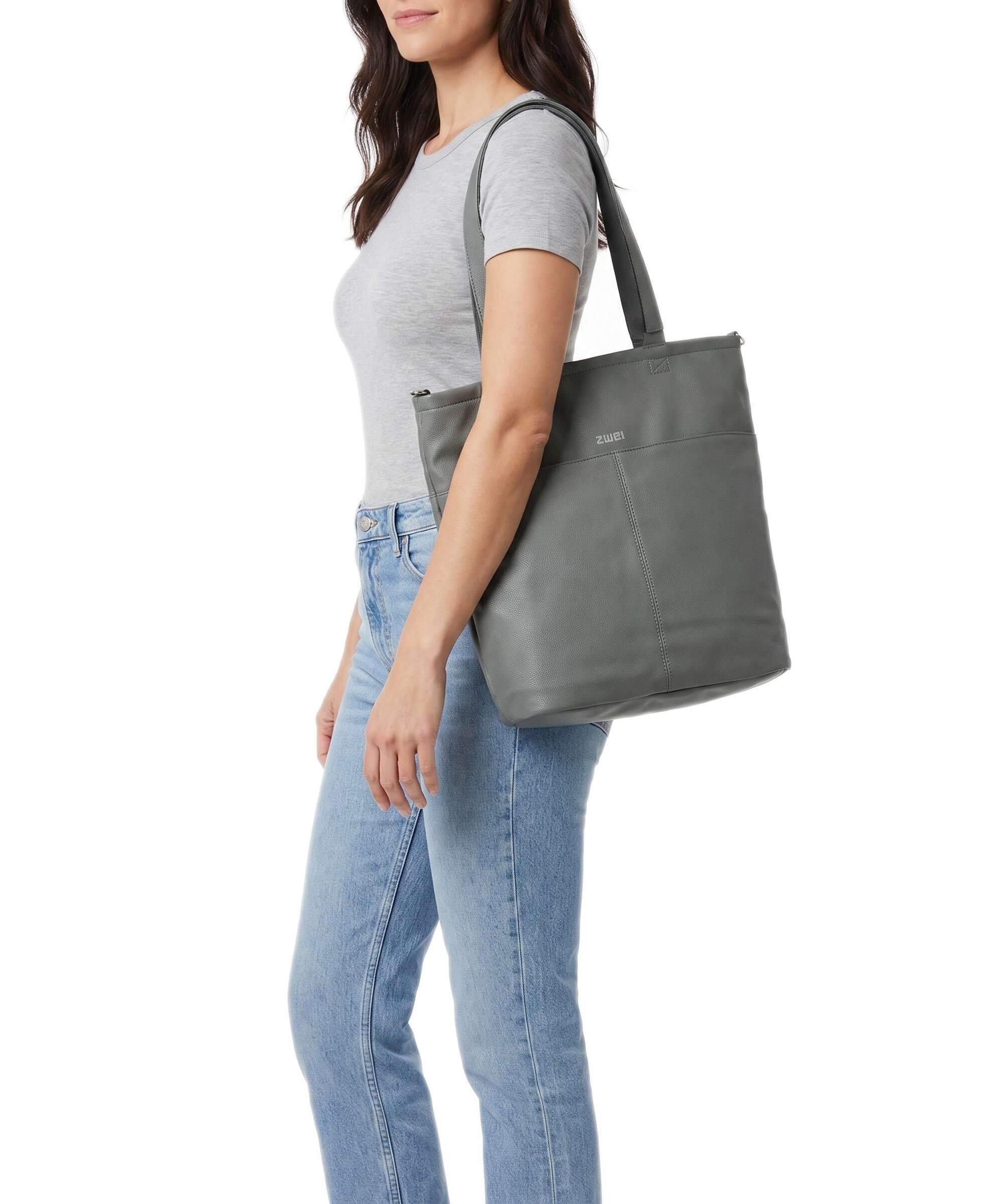 Zwei Mademoiselle.M M145 Tote bag eucalyptus