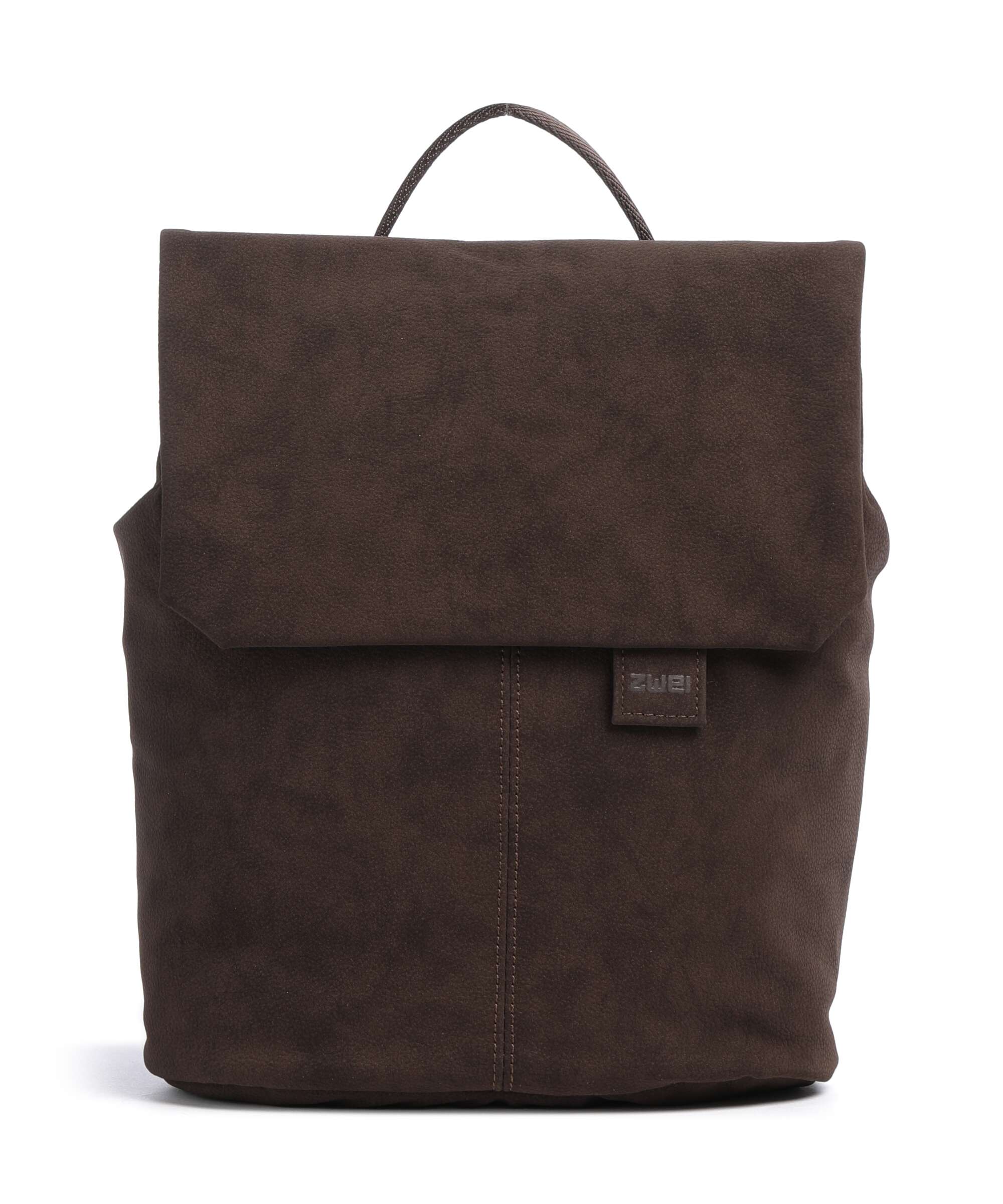 Zwei Mademoiselle.M MR8 Backpack cotton nubuk/espresso - MR8NESP