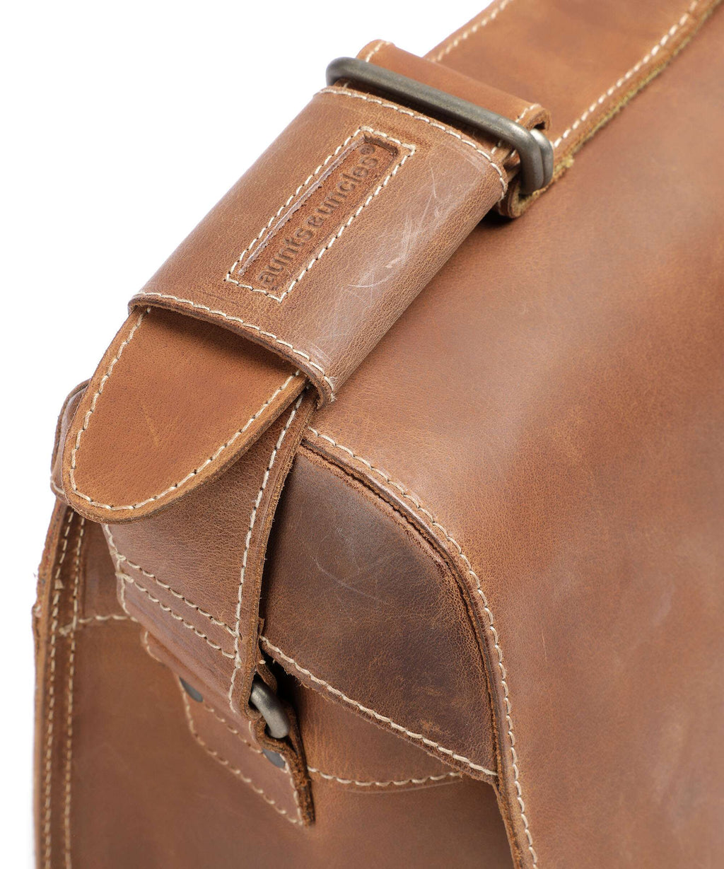 Aunts & Uncles Hunter Big Judd Briefcase vintage tan