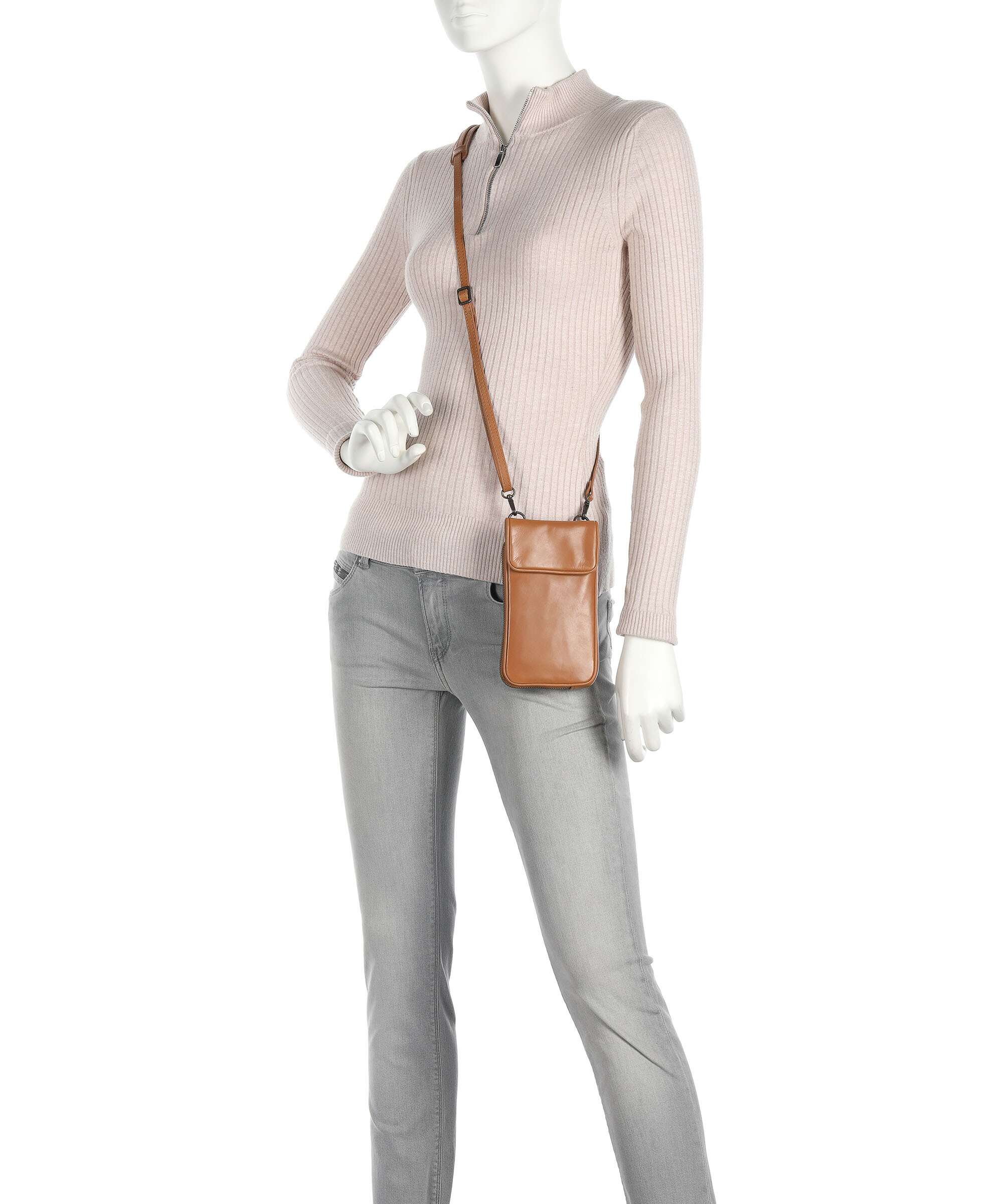 Aunts & Uncles Jamie's Orchard Cloudberry Phone bag cognac