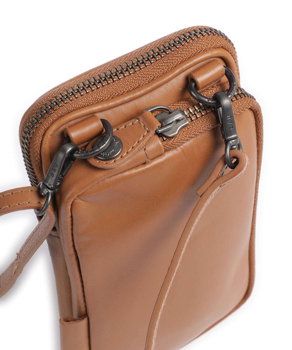 Aunts & Uncles Jamie's Orchard Prune Phone bag cognac