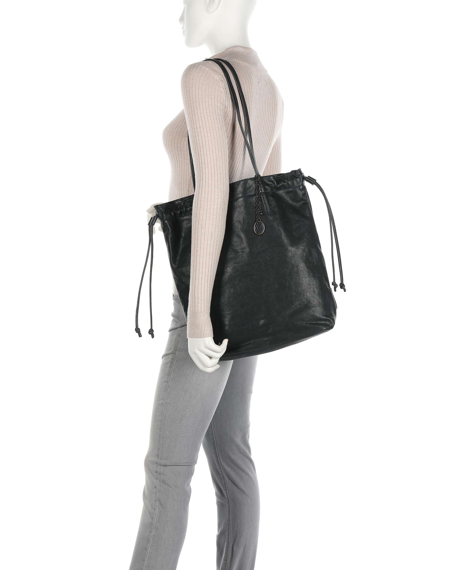 Aunts & Uncles Coffe Klatsch Madison Bucket bag moonless night