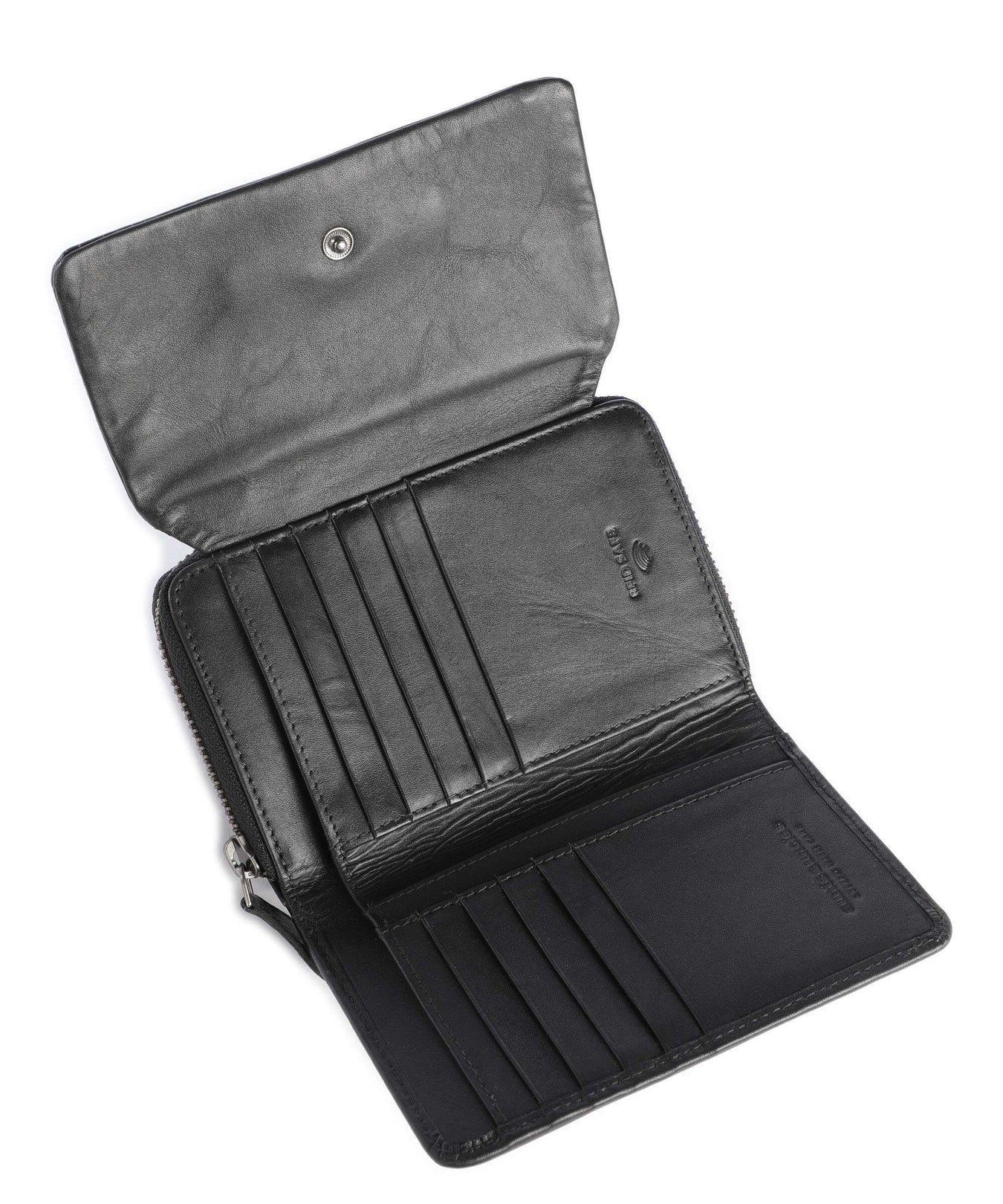 Aunts & Uncles Jamie's Orchard Dahlia RFID Wallet jet black