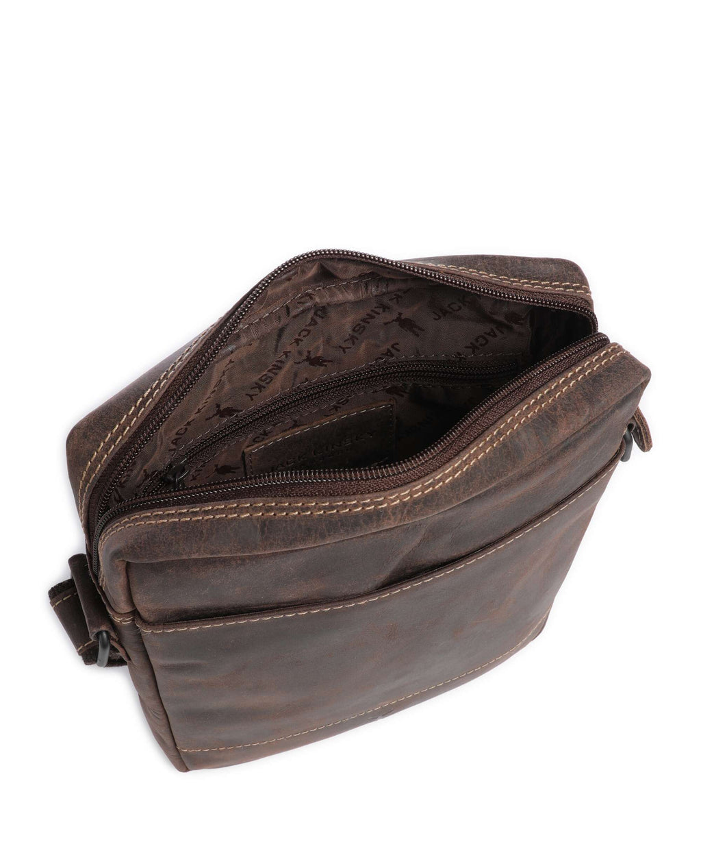 Jack Kinsky Baltimore 2 Crossbody bag mokka