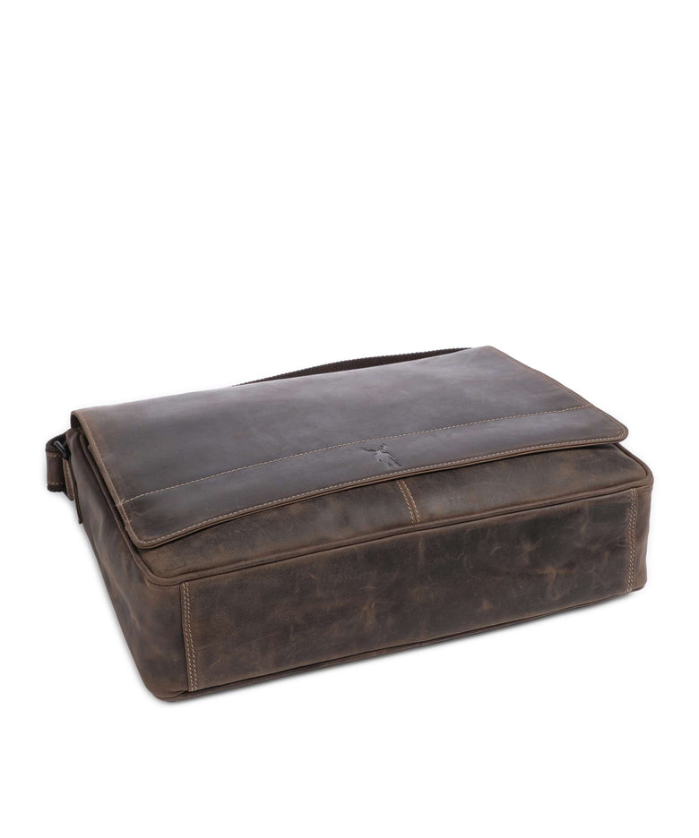 Jack Kinsky Baltimore 5 Messenger bag mokka