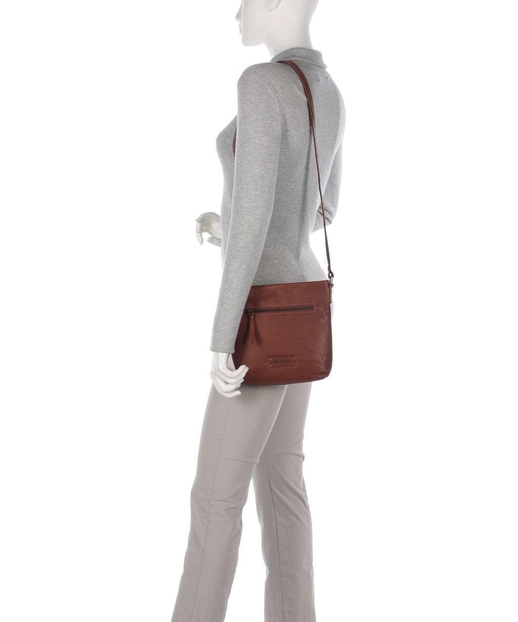 Jack Kinsky Montreal 20N Crossbody bag cognac