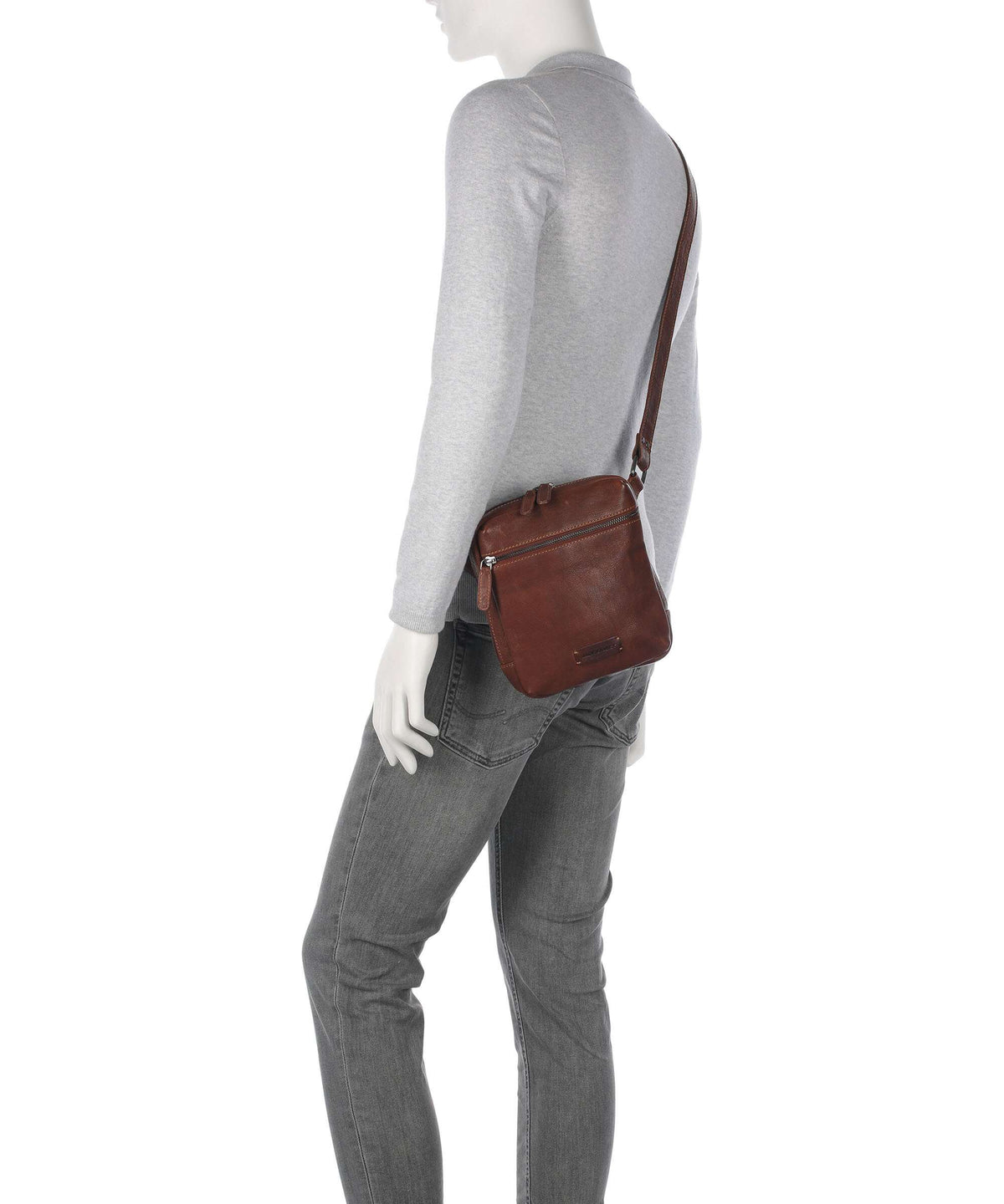 Jack Kinsky Porto 9 Crossbody bag cognac