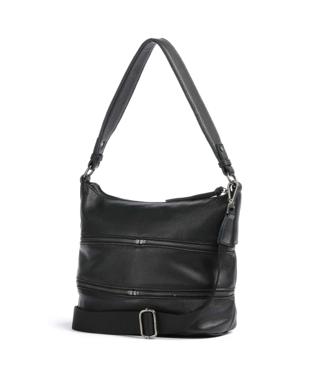 FredsBruder Run-Around Hobo bag black