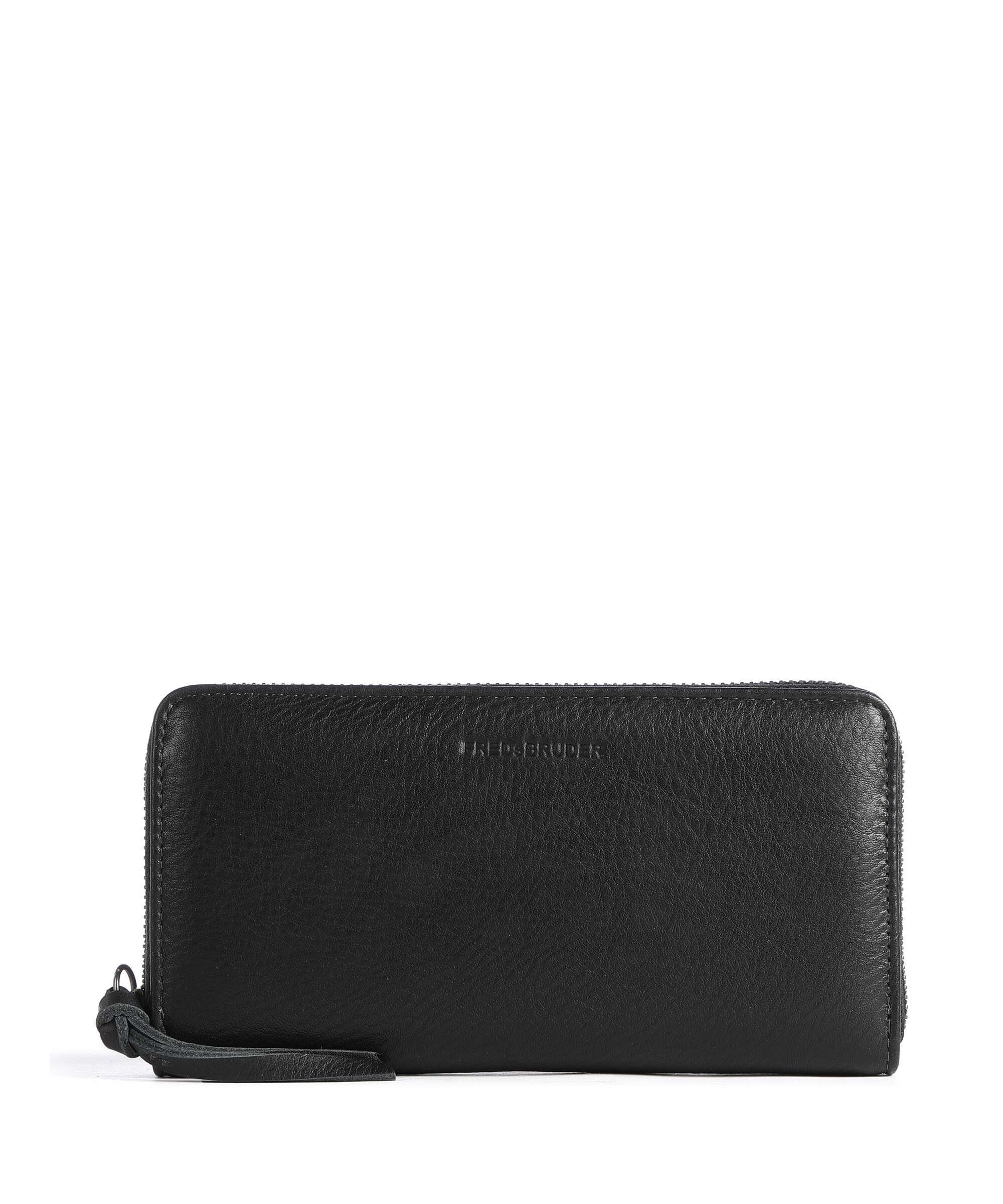 FredsBruder Dear Zip-Around Wallet black