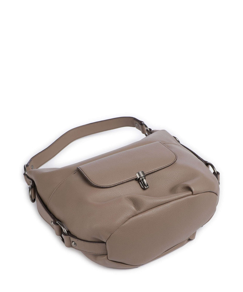 FredsBruder Bestie Hobo bag dark taupe