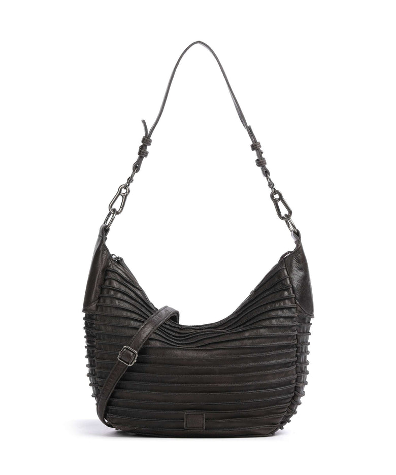FredsBruder Bestseller Riffel Flowow Hobo bag brown