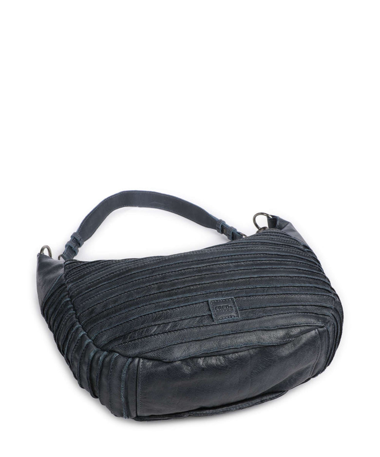 FredsBruder Riffel Flowow Hobo bag dusty blue