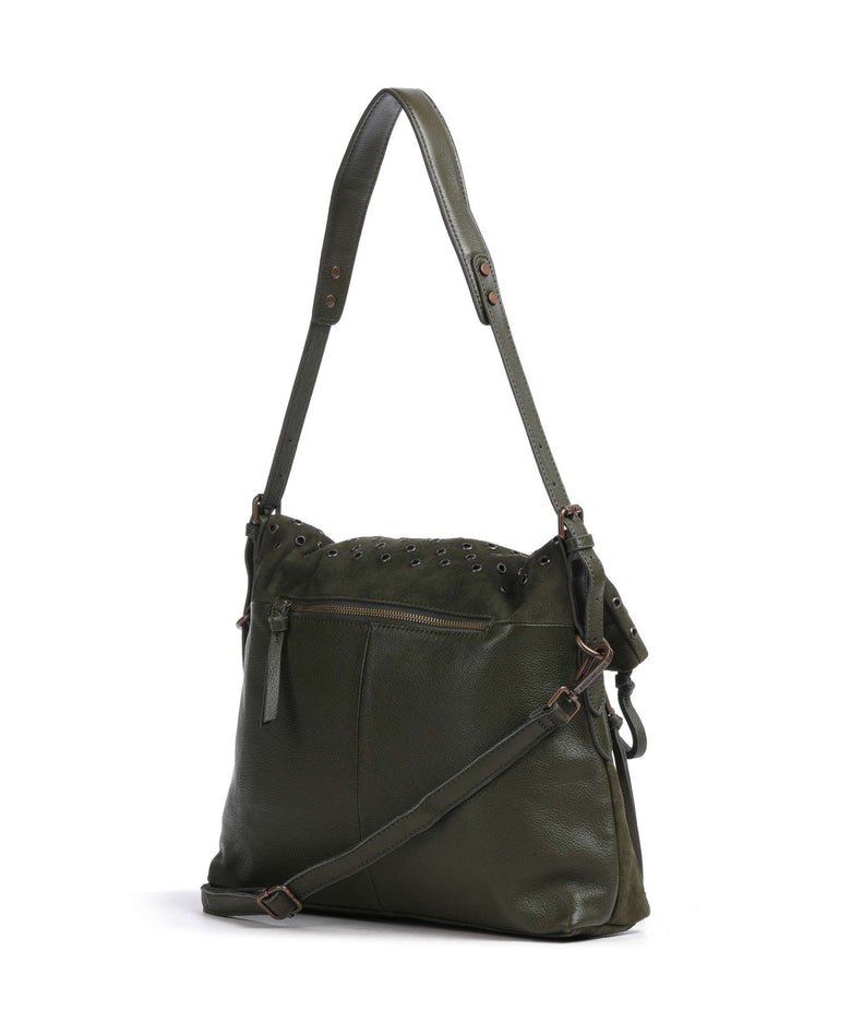 FredsBruder Hey You Rock Hobo bag olive