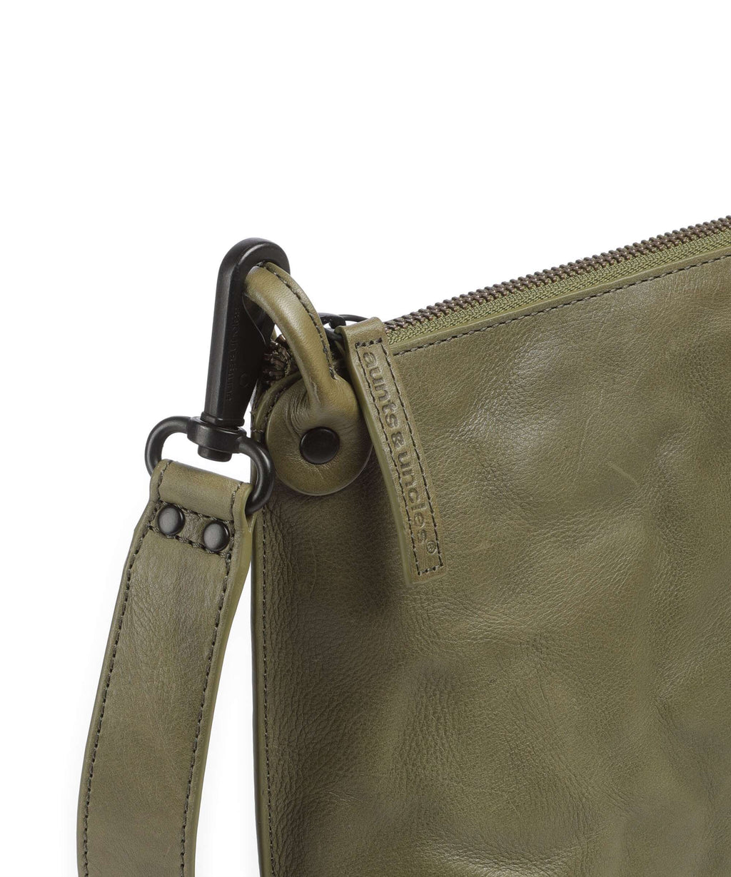Aunts & Uncles Grandma's Luxury Club Mrs. Raisin Cookie Crossbody bag olive branch