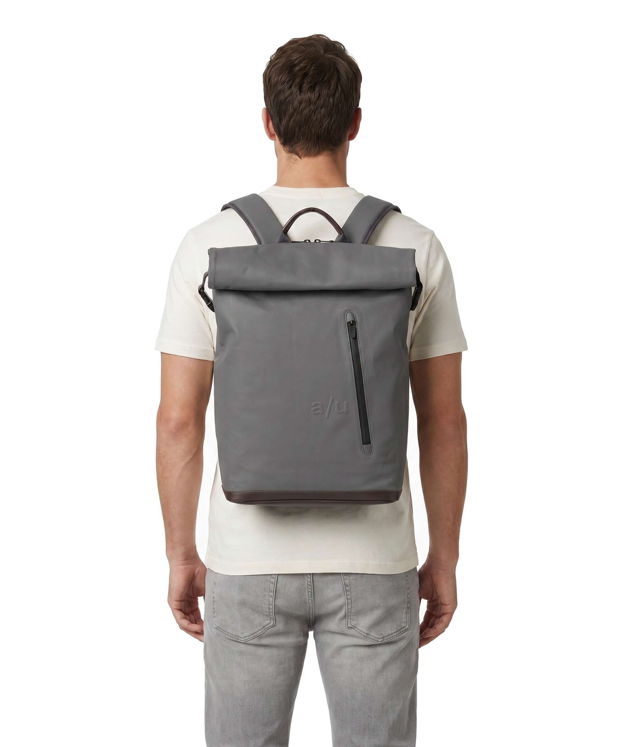 Aunts & Uncles Japan Fukui Rolltop backpack pewter