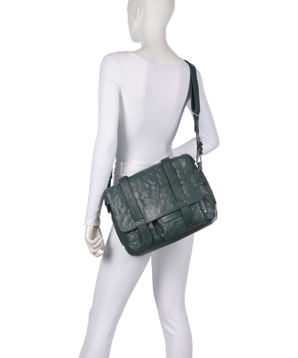 Aunts & Uncles Grandma's Luxury Club Mrs. Honey Pie Messenger bag green jewel