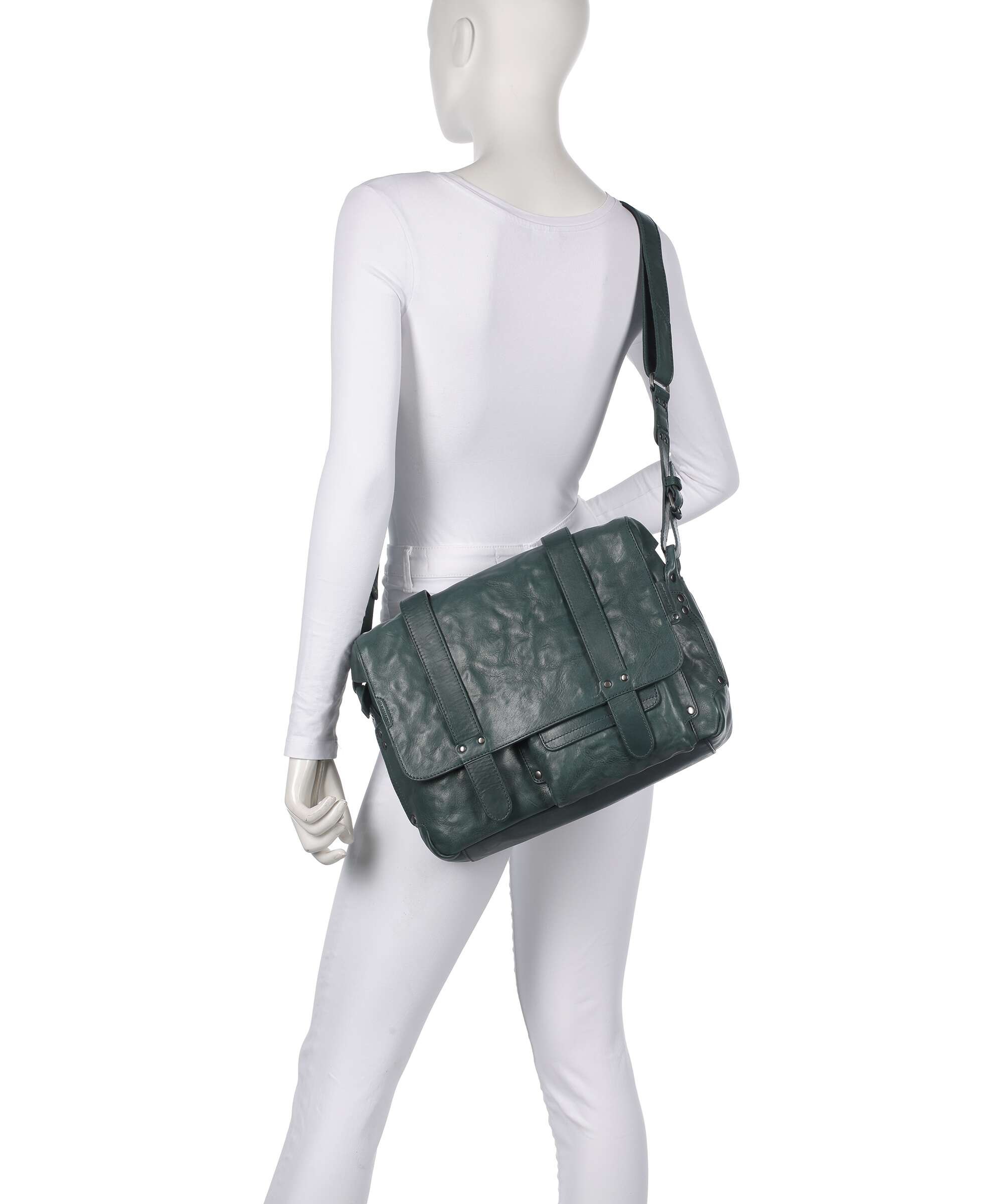 Aunts & Uncles Grandma's Luxury Club Mrs. Honey Pie Messenger bag green jewel