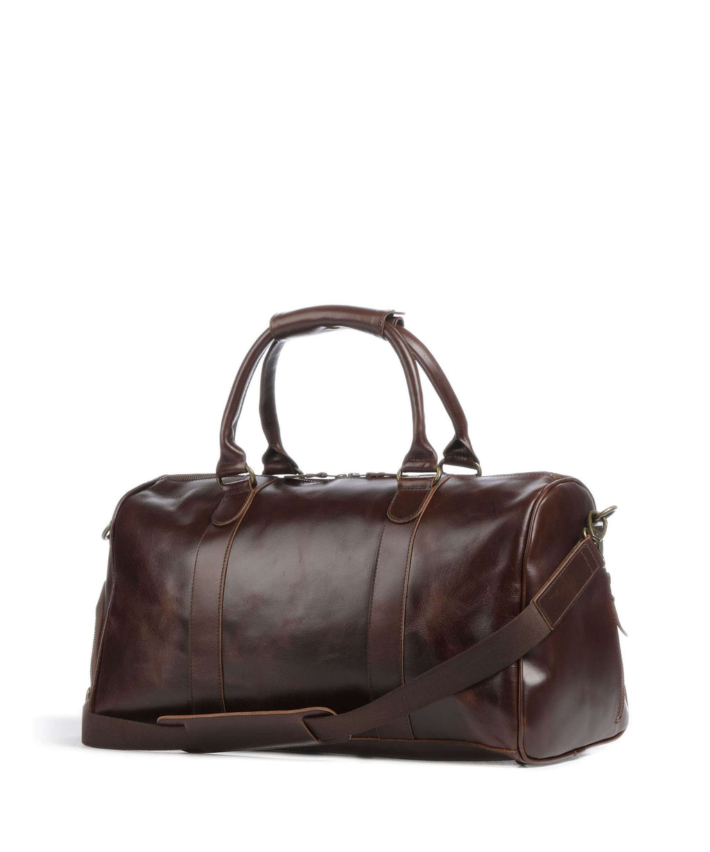Buckle & Seam Crazy Horse Collin Weekend bag brown/blue