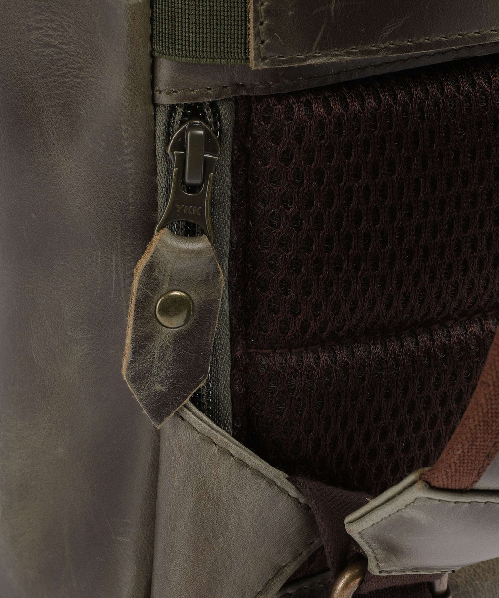 Buckle & Seam Crazy Horse Siwa Backpack olive