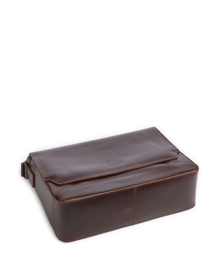 Buckle & Seam Crazy Horse Times Messenger bag brown