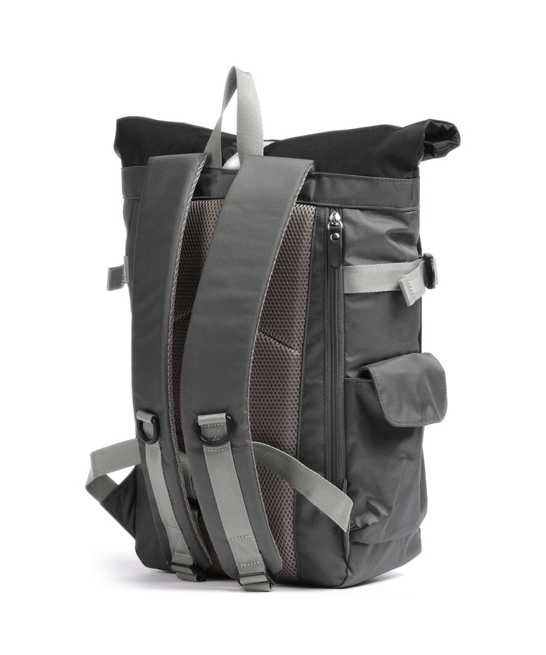 Harvest Label Norikura Two-Tone Rolltop backpack gunmetal