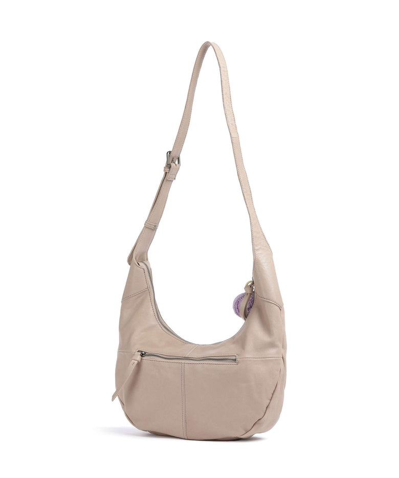 FredsBruder Take A Smile Big Hobo bag chai latte