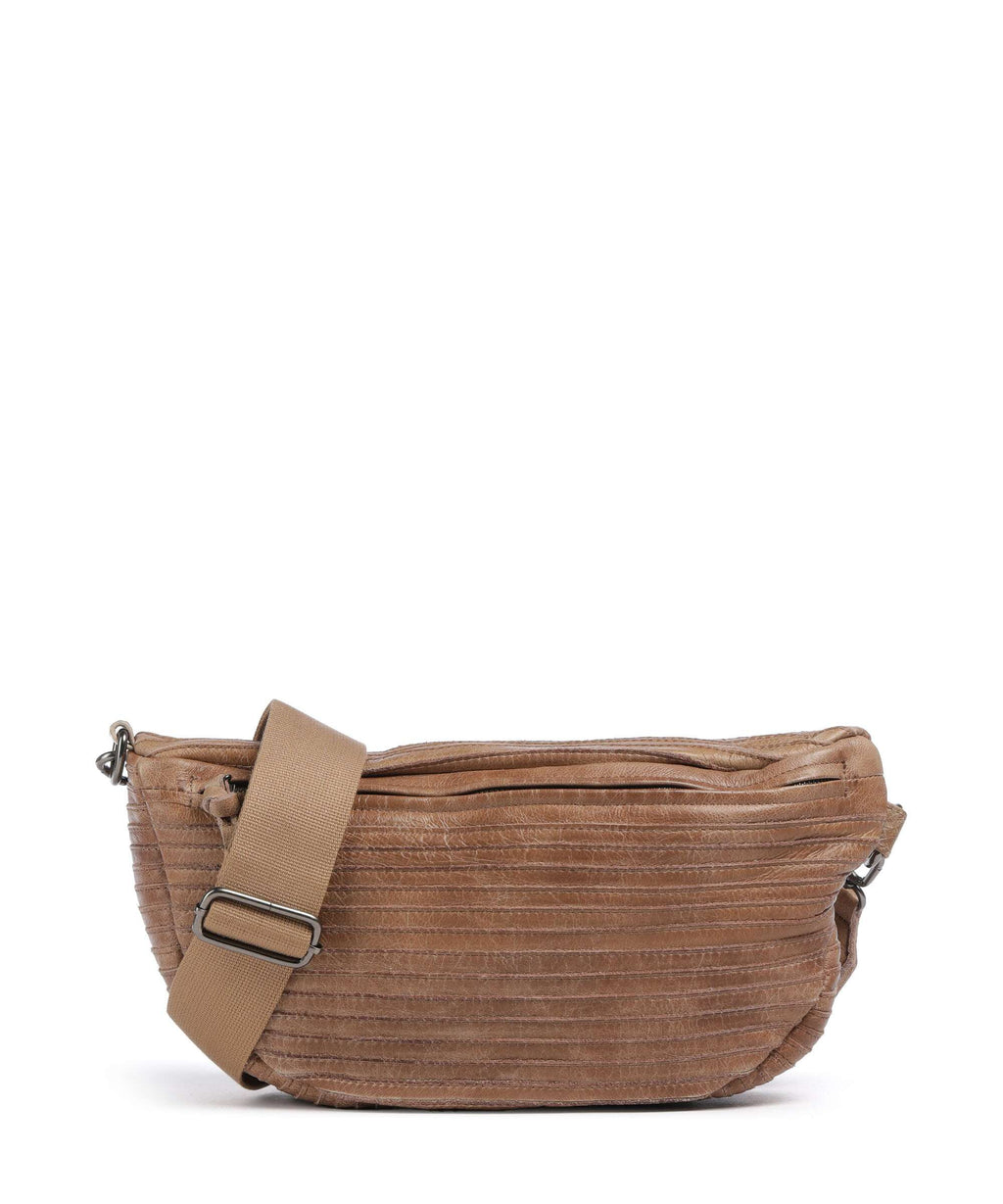 FredsBruder Check My Bag Mini Crossbody bag caramel