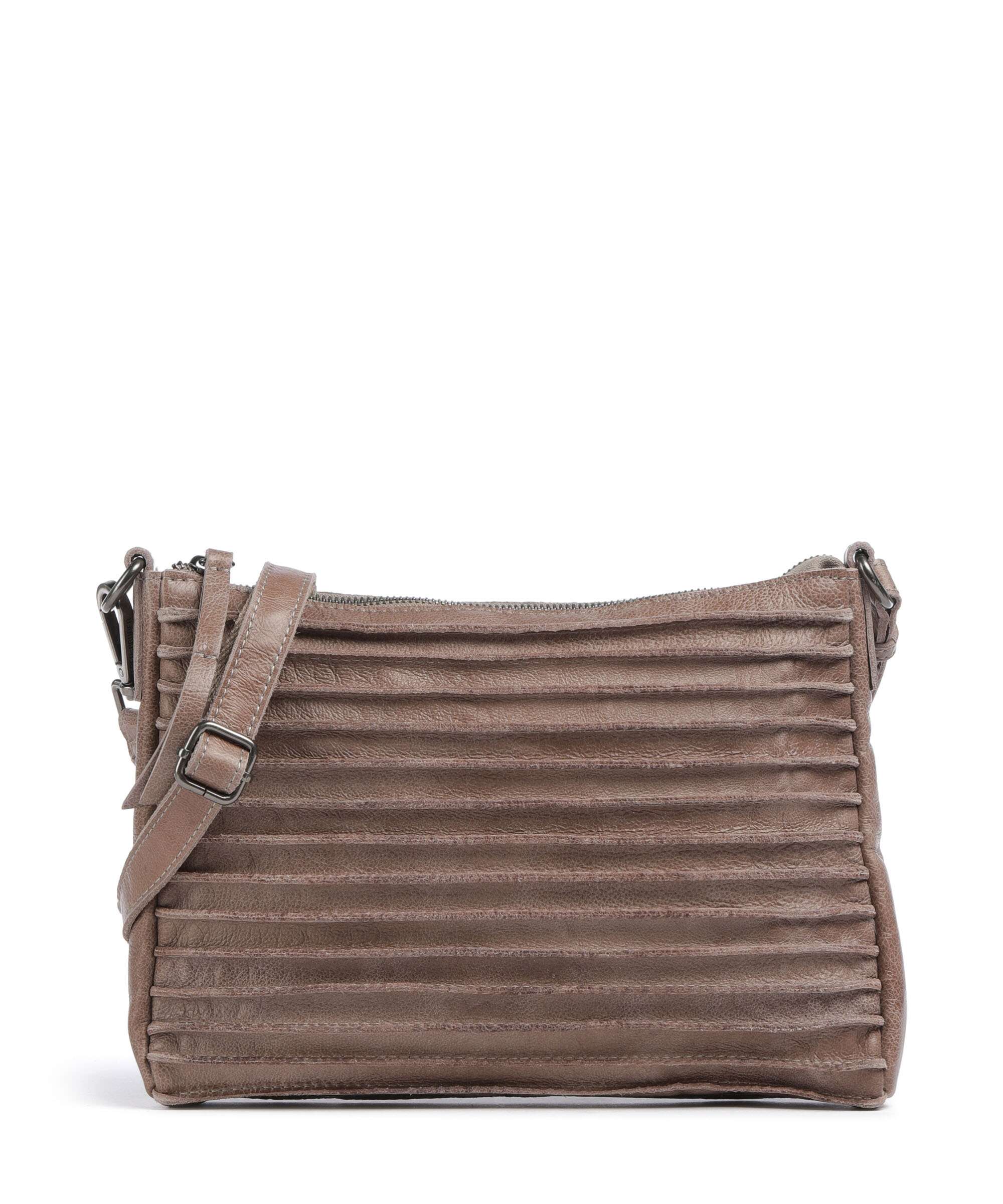 FredsBruder Bestseller Riffel Hobo bag dirty stone
