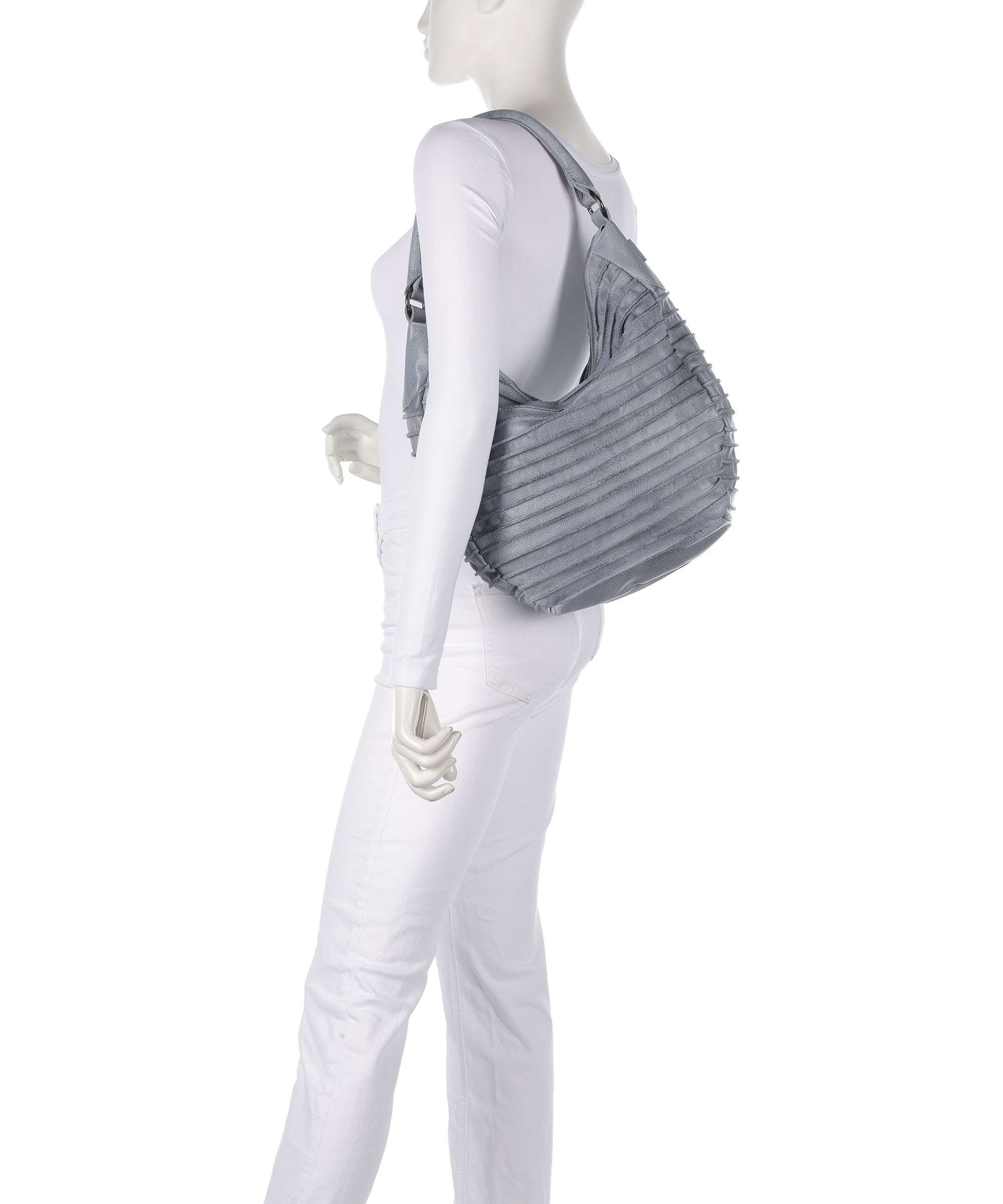 FredsBruder Bestseller Riffeltier S Hobo bag sky blue