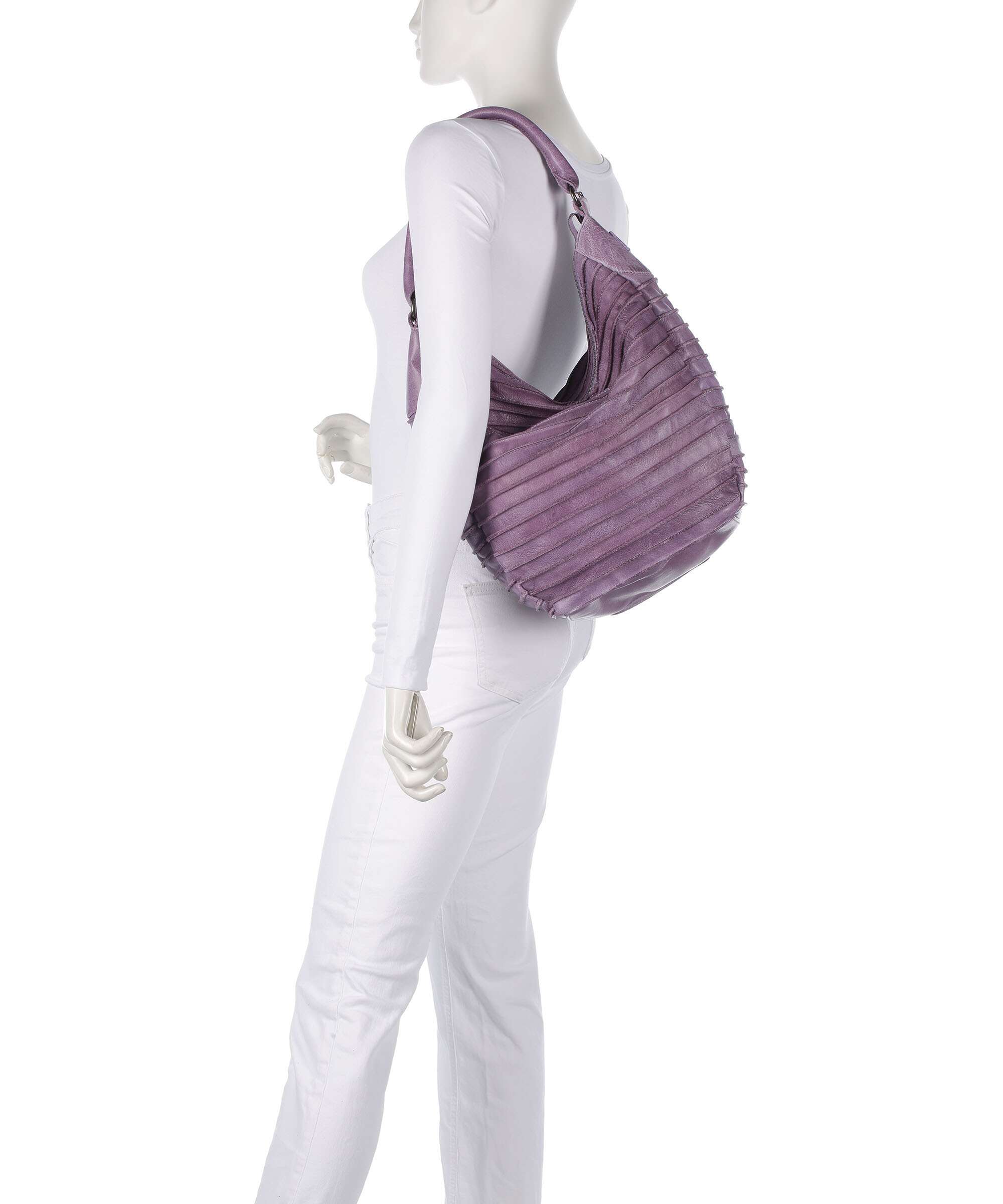 FredsBruder Bestseller Riffeltier S Hobo bag lavender