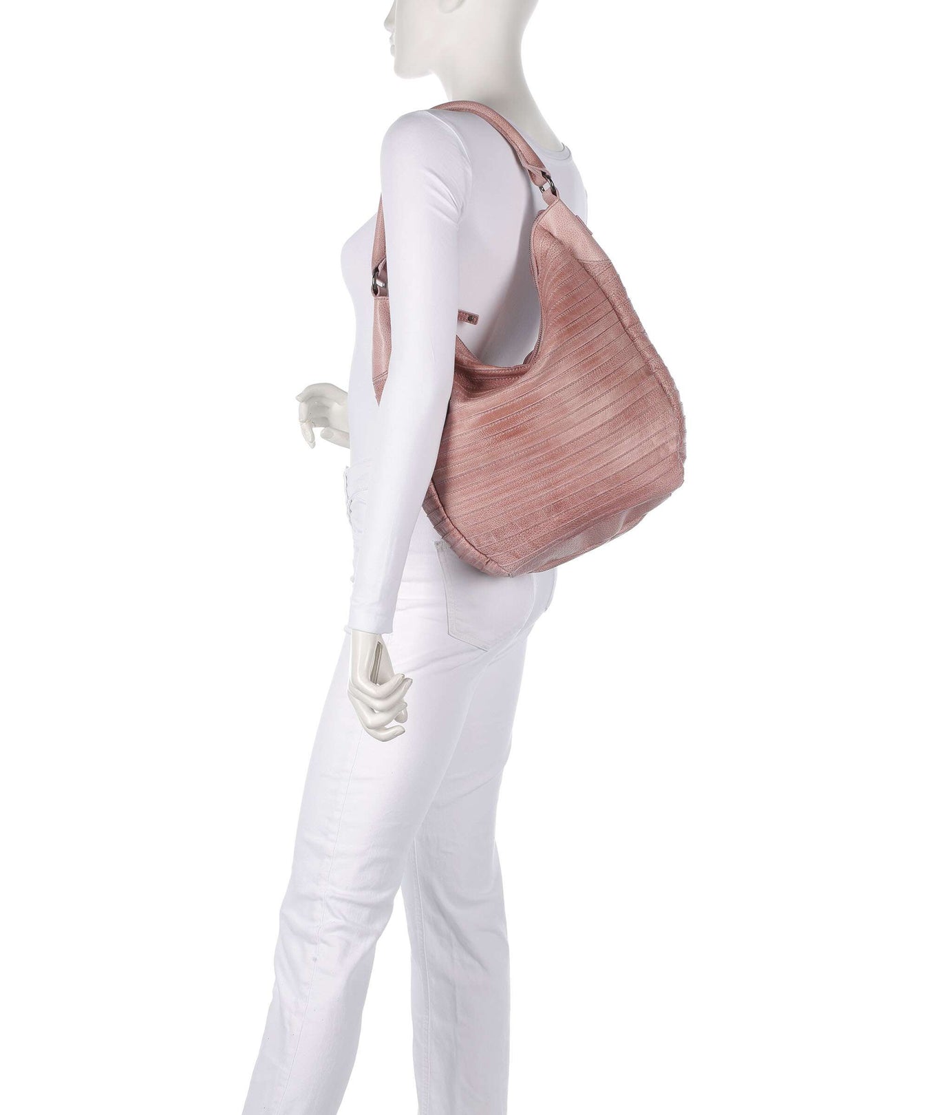 FredsBruder Bestseller Collection Gürteltier S Hobo bag powder rose