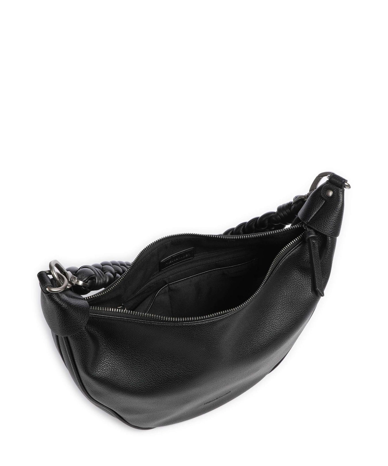 FredsBruder Good Vibes Only Hobo bag black