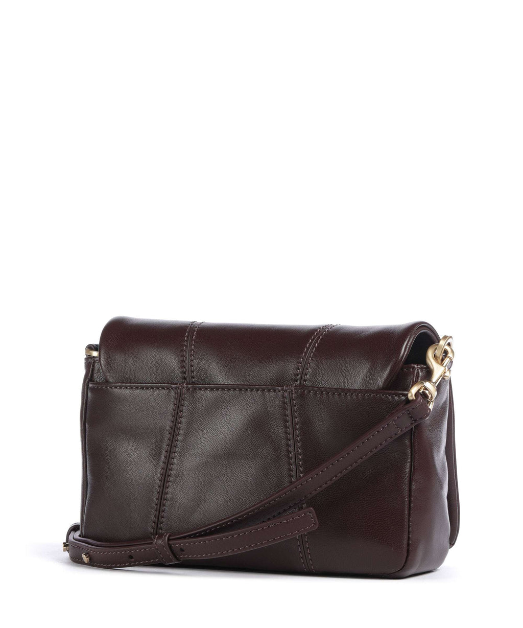 Les Visionnaires Mila Icon Silky Crossbody bag vinyard red