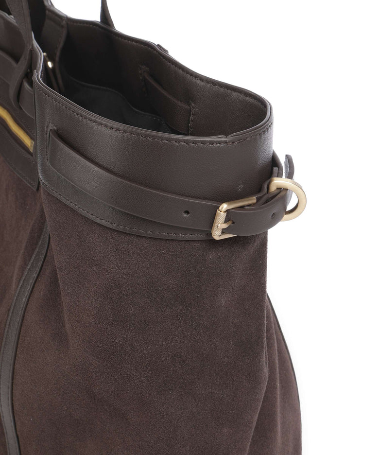 Les Visionnaires Felicia Cozy Tote bag chocolate brown