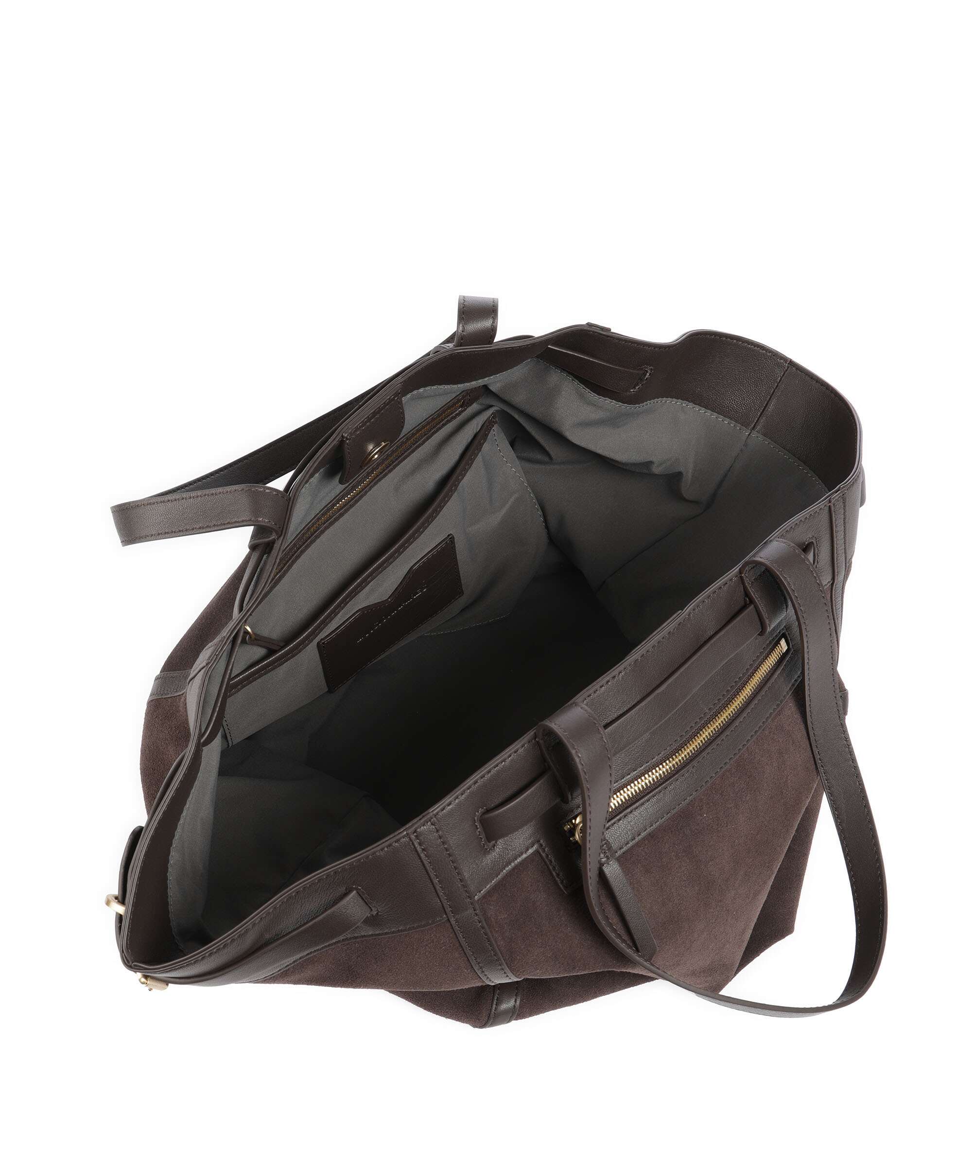 Les Visionnaires Felicia Cozy Tote bag chocolate brown