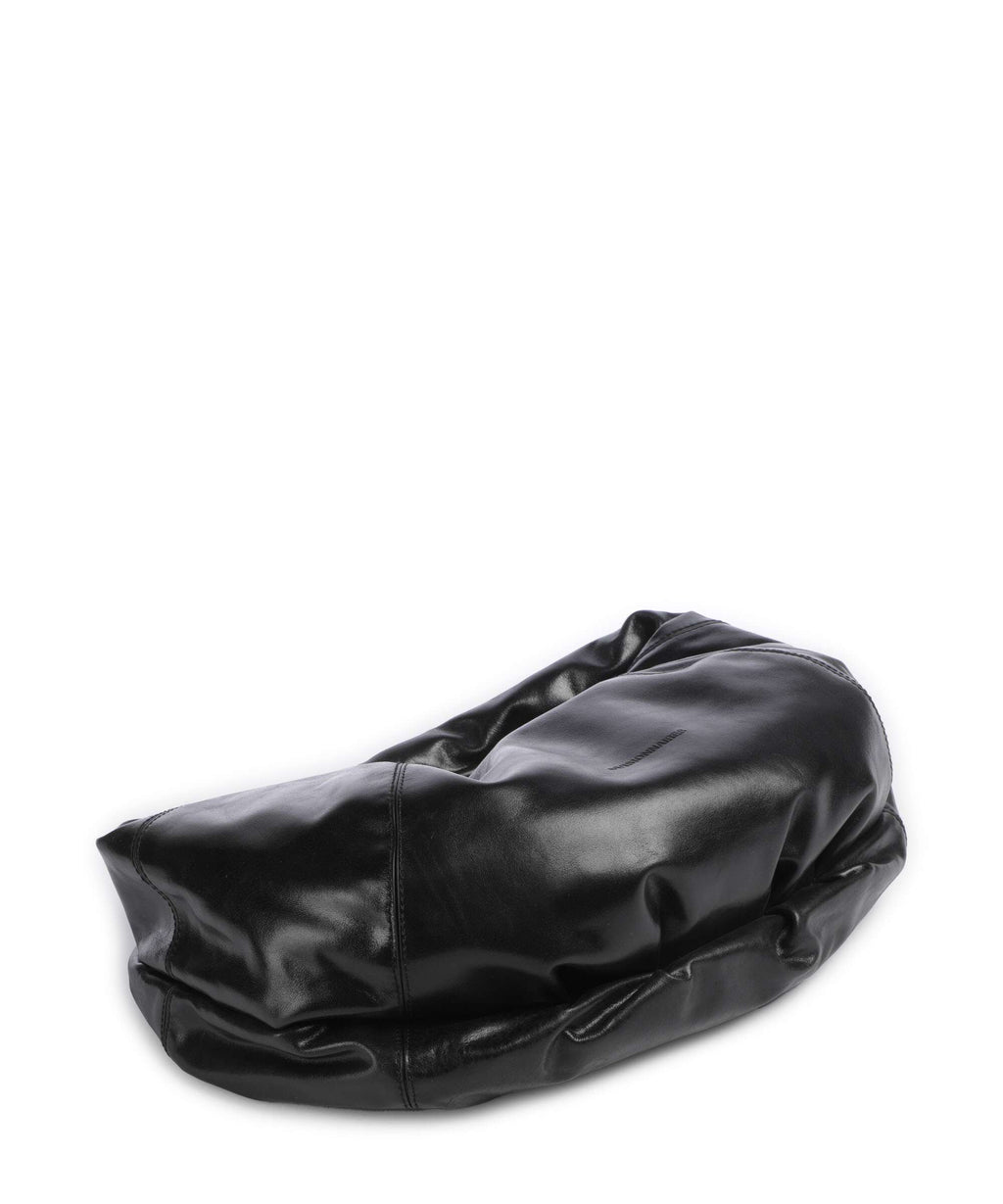 Les Visionnaires Greta Icon Crinkle Hobo bag black