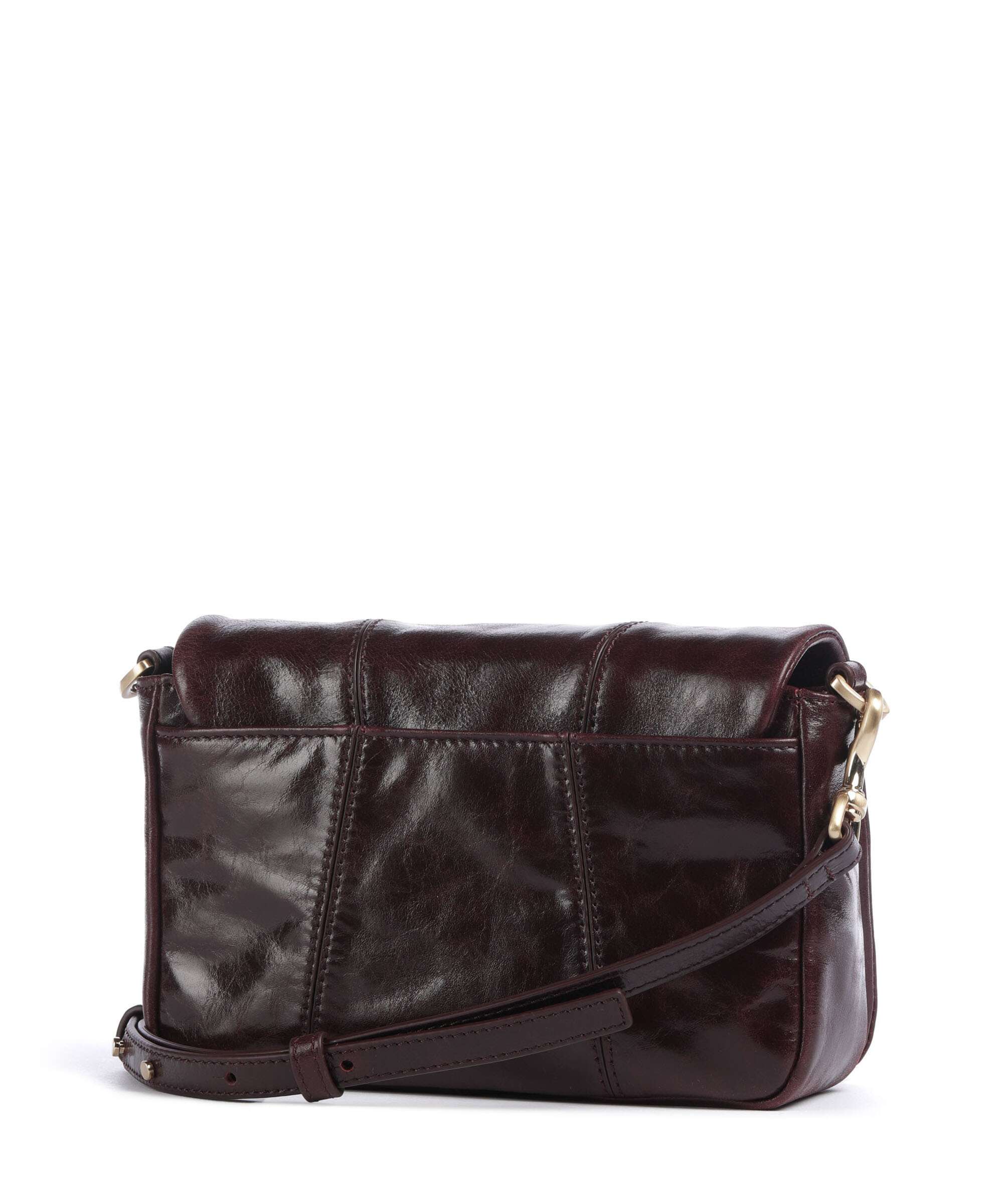 Les Visionnaires Mila Icon Crinkle Crossbody bag bordeaux red