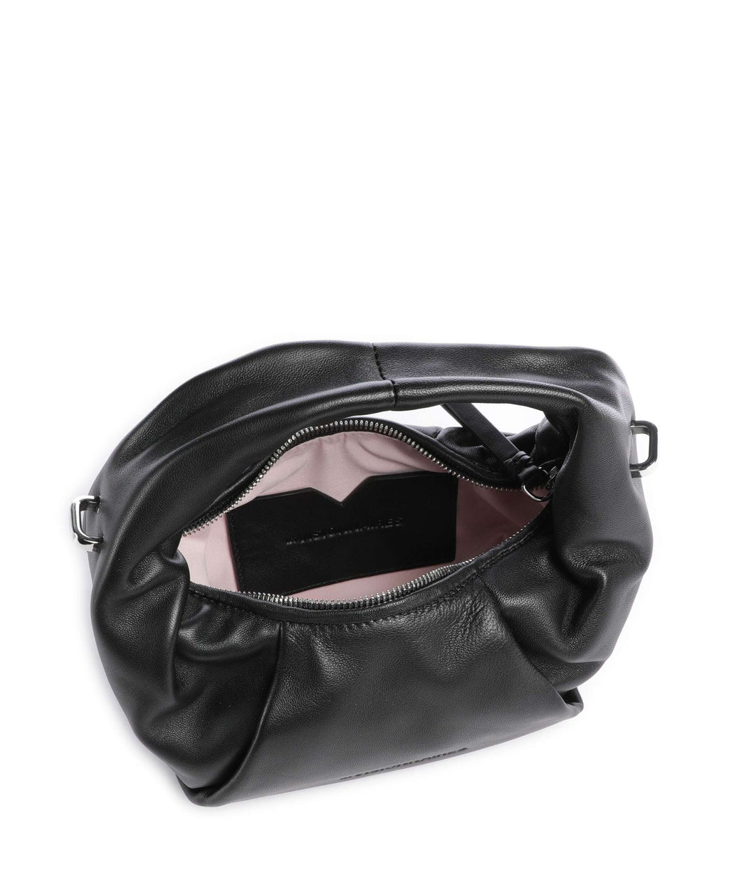 Les Visionnaires Greta Essential Silky Mini Crossbody bag black