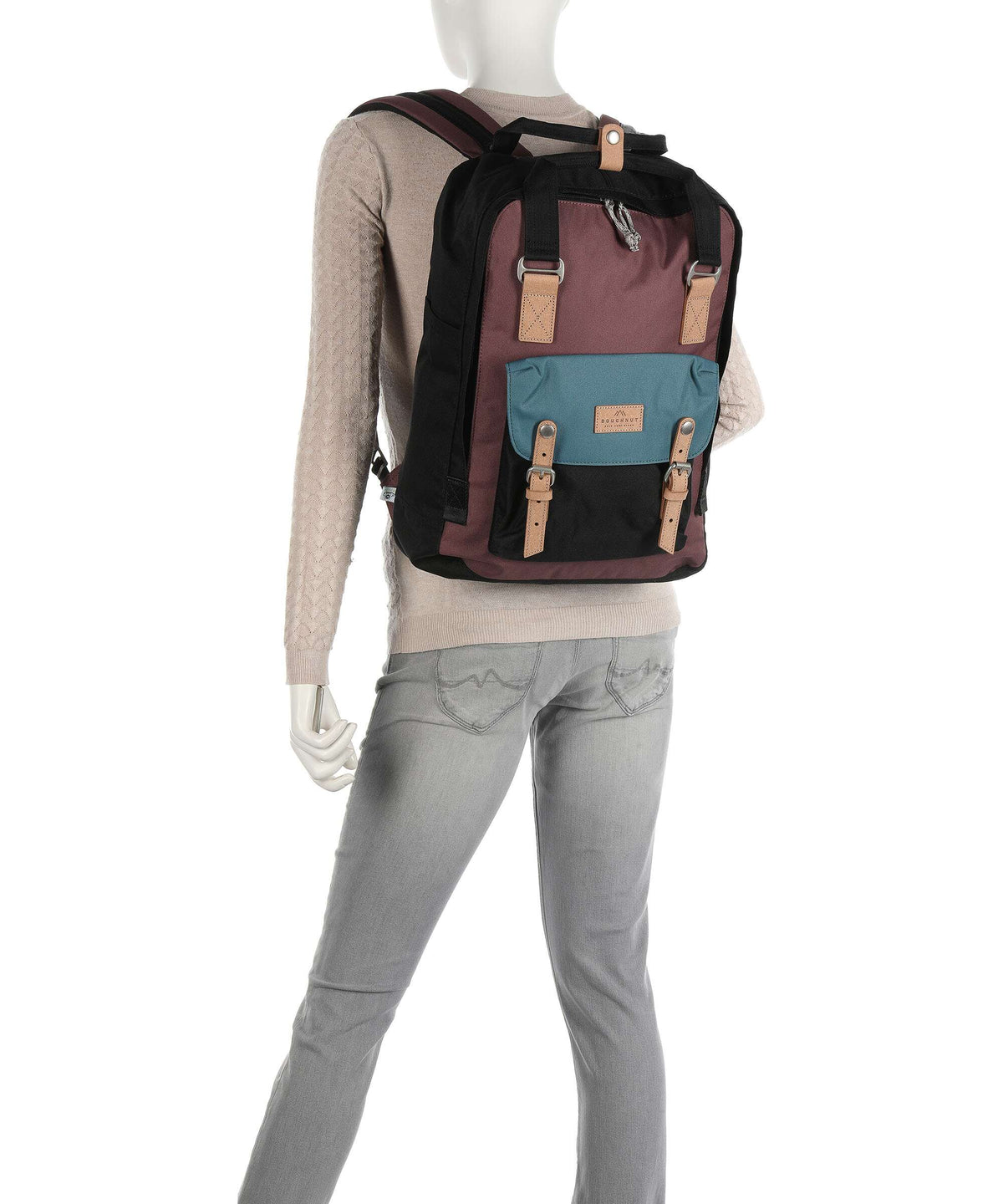 Doughnut Go Wild Macaroon Large Backpack navy/grey