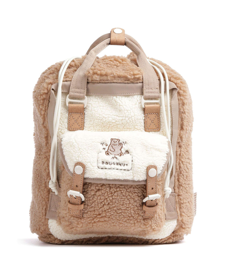 f and f mini backpack Doughnut Fairies & Friends Macaroon Mini Backpack faux fur cream/hazelnut