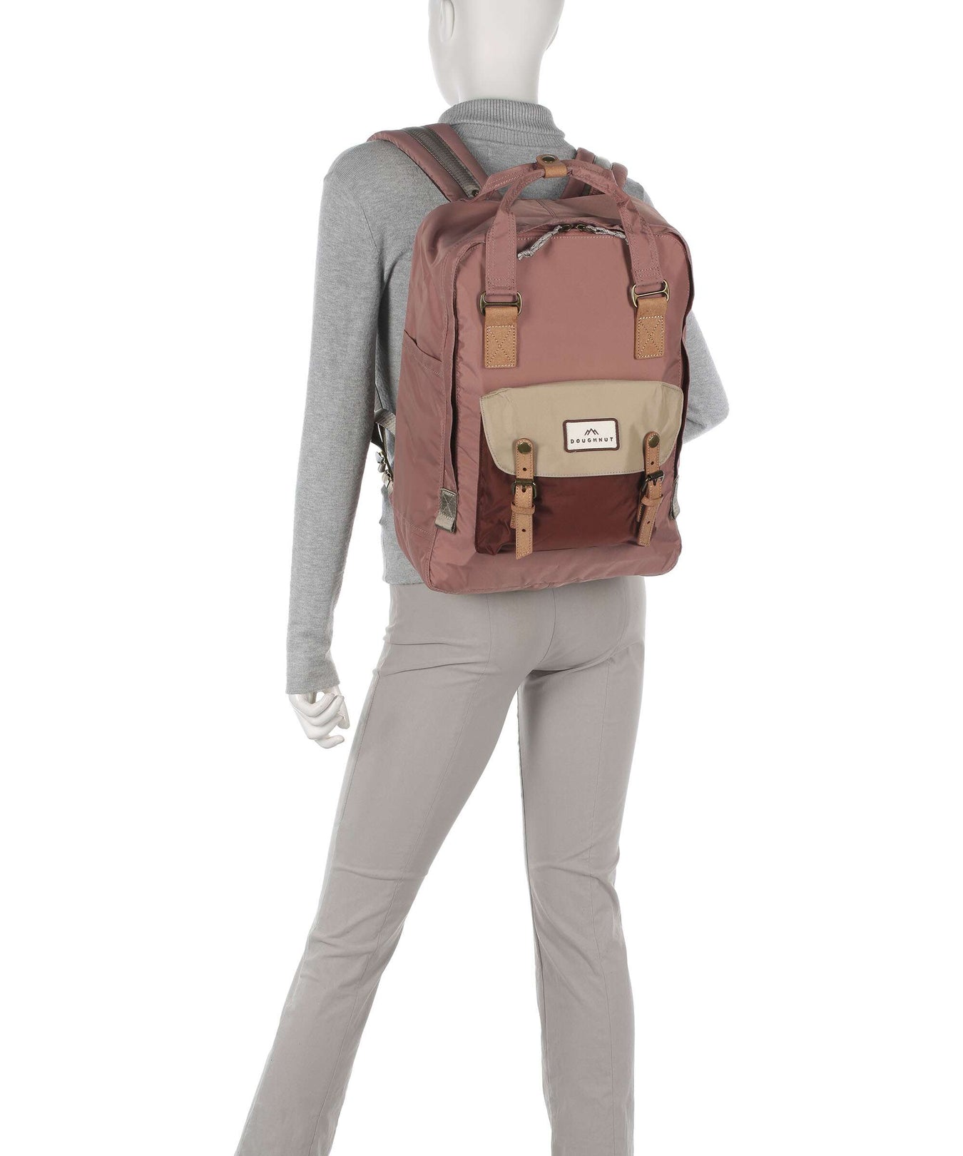 Doughnut Jungle Macaroon Large Backpack chestnut