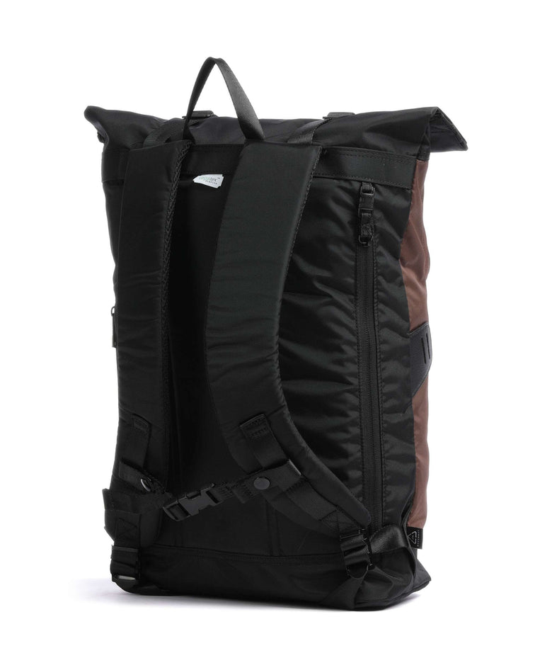 Doughnut Go Wild Christopher Rolltop backpack black/brown
