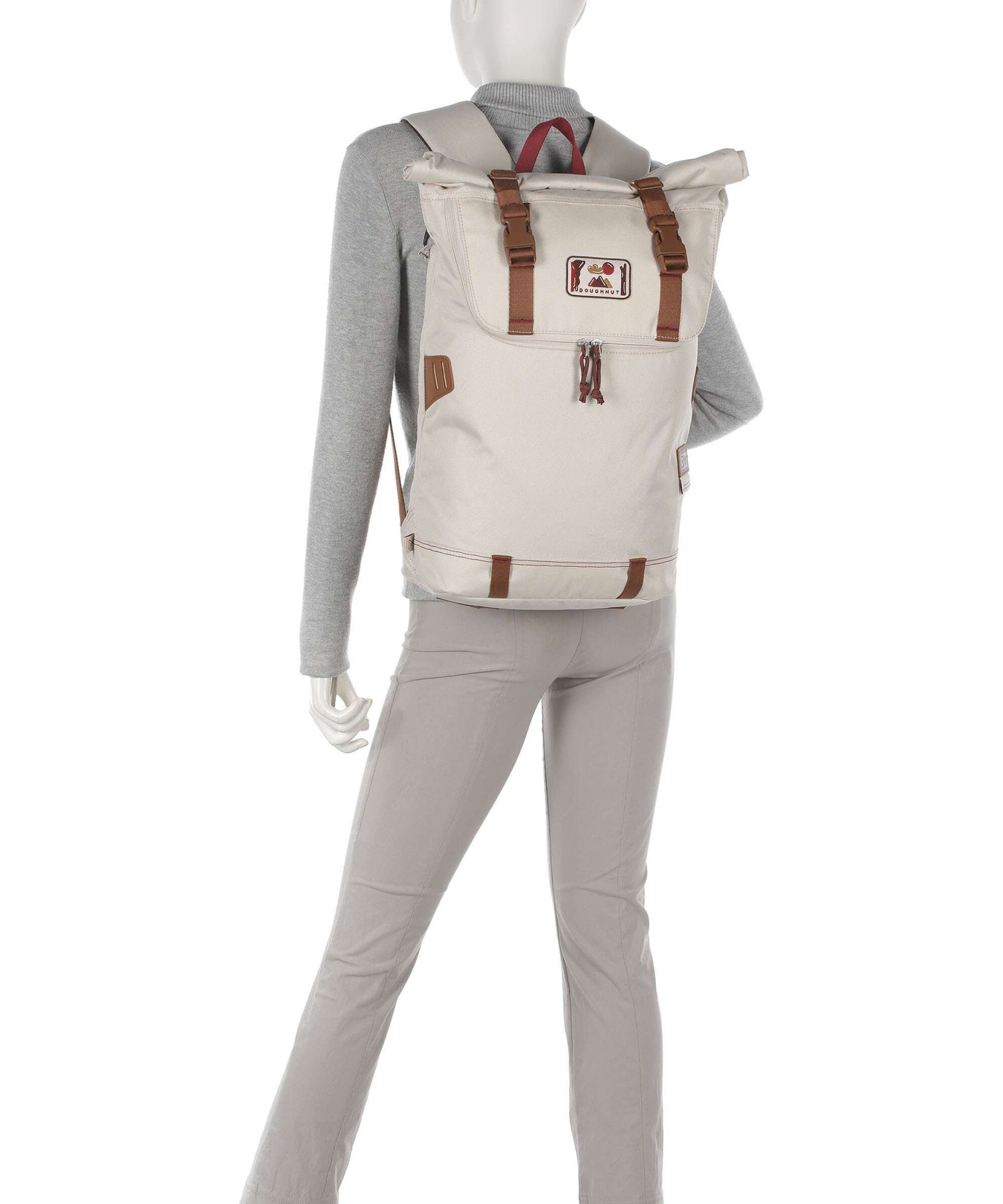 Doughnut Dreamwalker Christopher Rolltop backpack grey