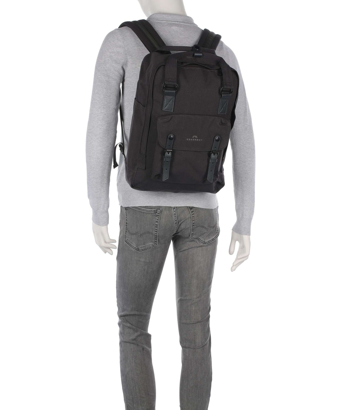 Doughnut Mediative Macaroon Large Backpack ground