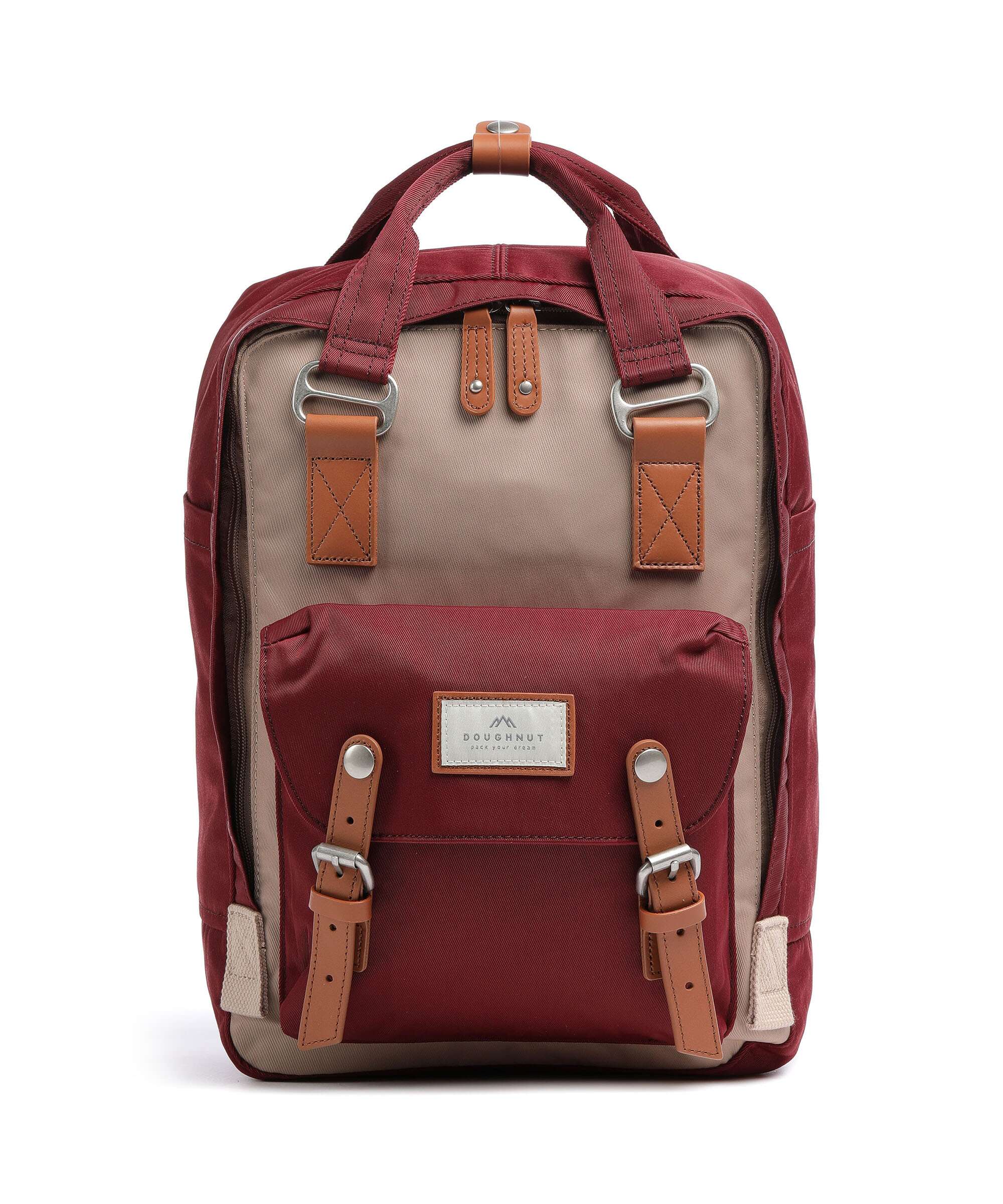 Doughnut Macaroon Backpack 14″ nylon hazelnut/wine - d010-1397-f – WARDOW