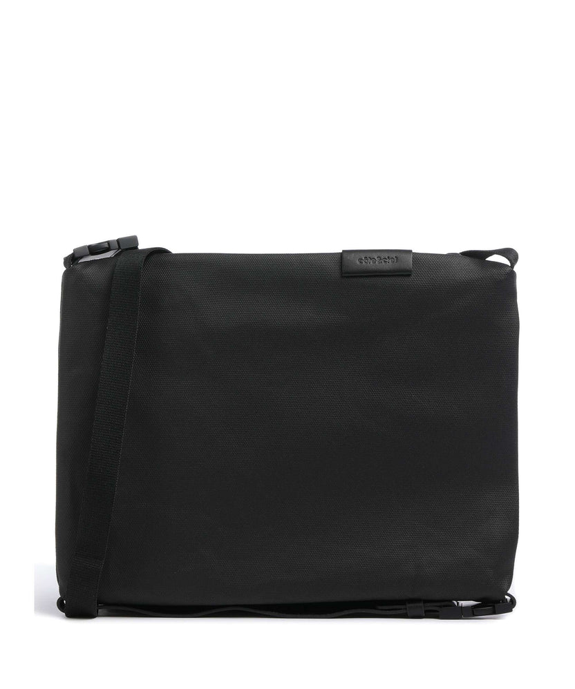 Côte&Ciel Coated Canvas Inn Medium Briefcase black