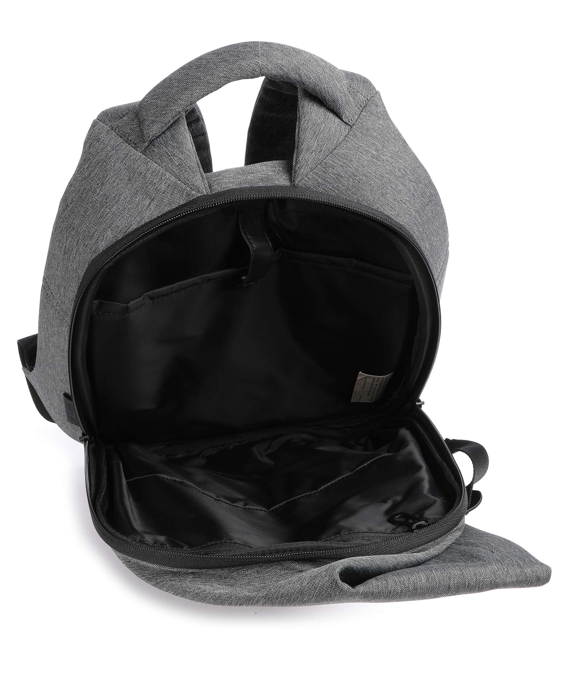 Côte&Ciel Eco Yarn Isar Small Laptop backpack black melange